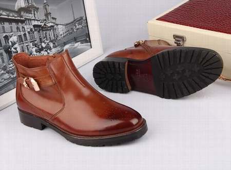 bottine homme plate pas cher